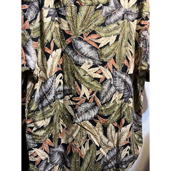 Tori Richard Vintage Men’s L Floral SS Button Down Cotton Hawaiian Shirt - Picture 9 of 10